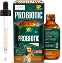 Canis & Cattus probiootikumid kassidele - vedelad kasside probiootikumid seedetrakti ensüümidega gaasi, puhituse, kõhulahtisuse ja kõhukinnisuse jaoks - Easy-Mix tilgad - 2 oz