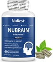 NuBrain Booster - aju täiendus aju võimendajale, mälule, fookusele ja selgusele naistepuna, Ginkgo Biloba, Bacopa & More - 60 Vegan kapslit | 1 kuu pakkumine
