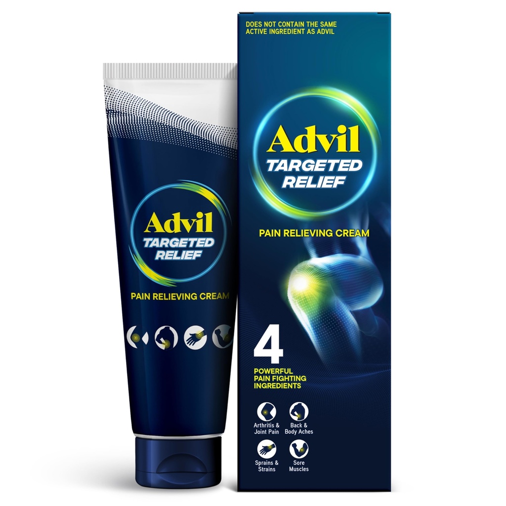 Advil suunatud leevendav valu leevendab kreemi, kuni 8 tundi võimsat kergendust väiksema artriidi valu, liigesevalu, alaseljavalu ja lihasvalu - 4 oz