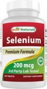 Parim Naturals Selenium 200 mcg täiendus, 240 Count