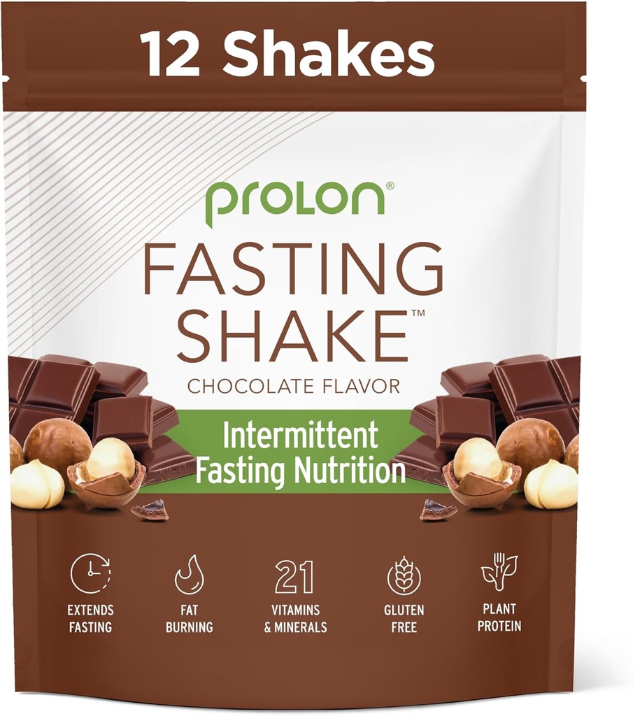 Proloni katkendlik paastujoogisegu | Paastulöök katkendliku paastumise korral | Vitamiinid, kiudaine, taimsed valgud, supertoidud | Keto, Vegan, Gluteenivaba, Piimavaba | Šokolaad, 12 pakendit