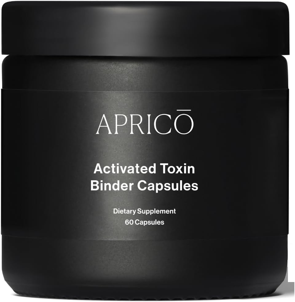 Aprico aktiveeritud toksiinsidekapslid aktiveeritud söe, tseoliit ja Aloe Vera - detox tugi (60 kapslit)