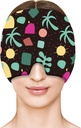 ZNÖCUETÖD Migreen Relief Cap Ice Head Ice Pack Wrap Face Mask, Peavalu Relief Kübar & Migreen Cold Cap Compress Therapy for Puffy Eyes, Pinge, Siinus & Stress Relief (L, Must)