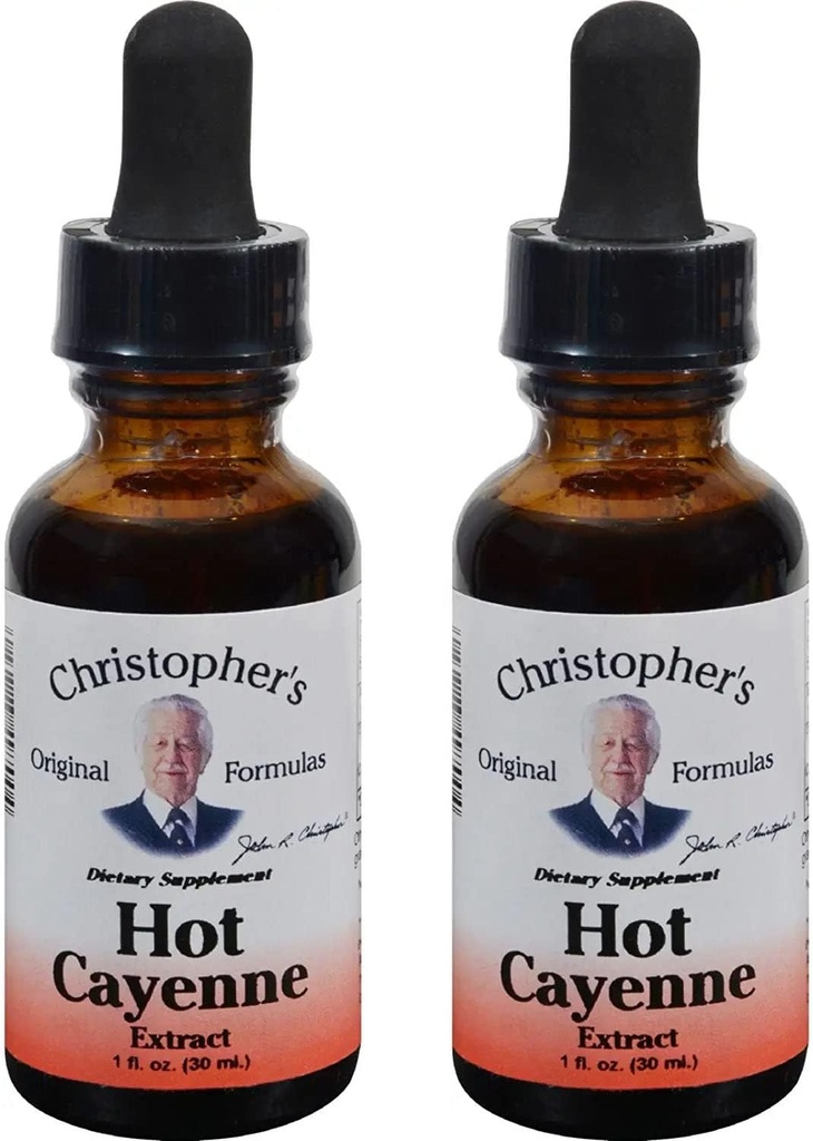 Christopher's Original Formulas Hot Cayenne ekstrakt, 1 fl oz - Natural Taimne täiendus - Pakend 2
