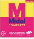 Midol Complete Caplets, 24-Count (pakk 2), Pakend võib erineda
