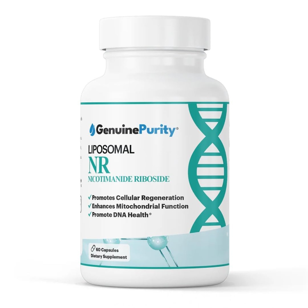 Liposomaalne NR 300mg nikotiinamiid ribosiidilisand | Advanced NAD Boost rakkude energia ja mitokondriaalne funktsioon | Gluteenivaba, vegan, USA Made, Non-GMO | 60 kapslit