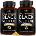 NEW AGE Black Seed Oil Softgel Kapslid - Premium Külmpressitud Nigella Sativa Tootma puhast musta köömne seemneõli - Mitte-GMO ja taimetoitlane (120 Softgels)