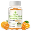 Glükoosamiin Chondroitin Gummies koos MSM ja Elderberry Extra Tugevus - ühine tugi, antioksüdantide immuuntoetus täiendus täiskasvanutele, meestele ja naistele. Orange