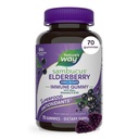 Nature's Way Sambucus Zero Sugar Immune Gummies, Daily Immune Support *, Black Elderberry Extract, C-vitamiin, D3-vitamiin, tsink, suhkruvaba, suhkru alkoholivaba, taimsed magusained, 70 Gummies