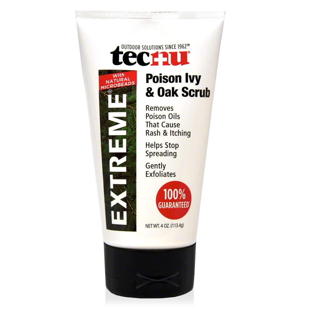 Tecnu Extreme Poison Ivy ja Tamme Scrub, Eemaldab Mürgised Taimeõlid, Mis Põhjustavad Löövet Ja Sügelust, Valged 4 Ounces