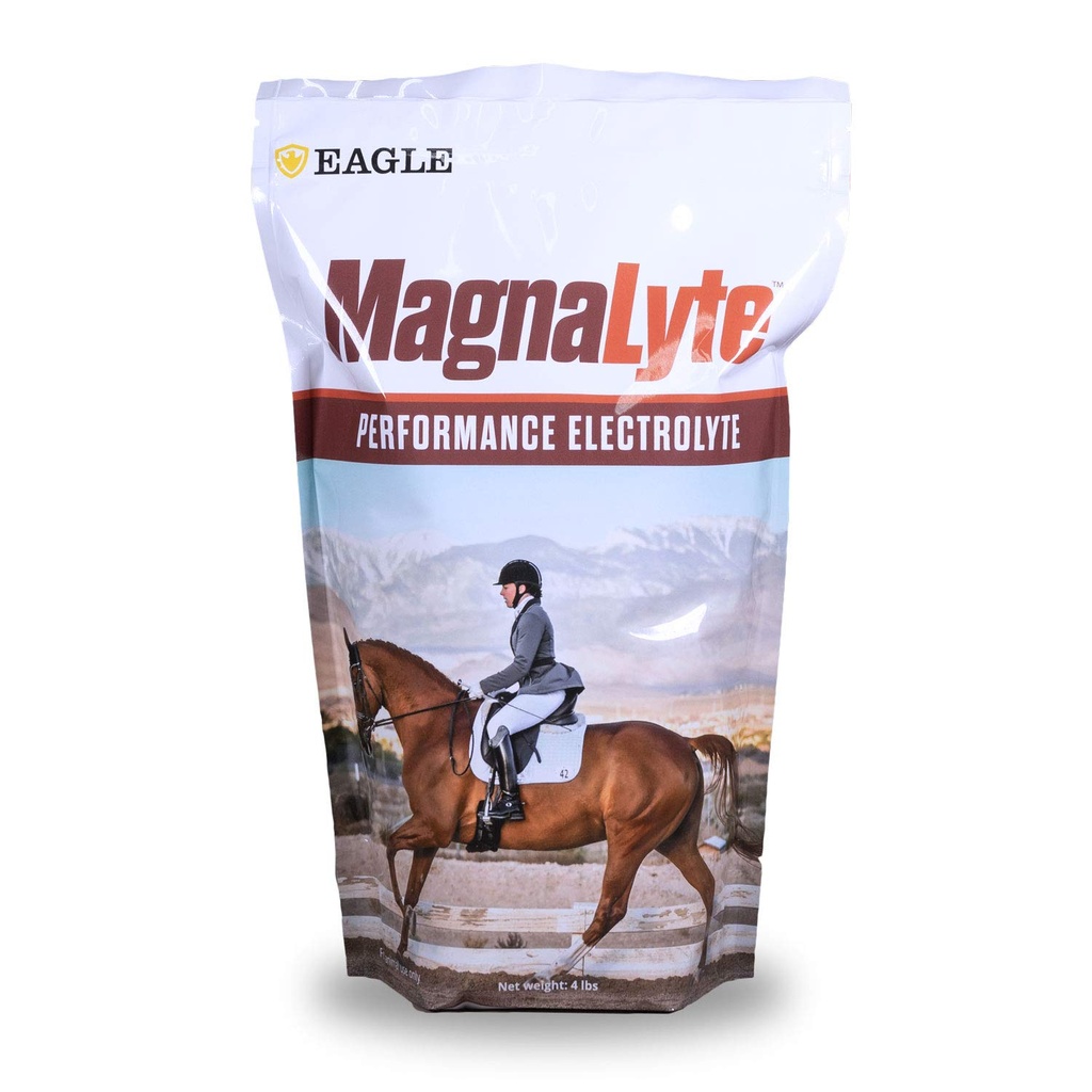 MagnaLyte lahtine sool ja elektrolüüdid hobustele Kotkas Hobuste poolt | Mineraalne meresool, jälgede mineraalid, elektrolüüdid | 4 lb Bag
