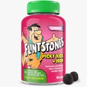 Flintstones Vitamiinid Picky Kids + Raud, Lapsed Multivitamiini Kummid Vitamiin C, D, E, B6 ja Raud, Kummi Vitamiinid, Viinamarjamaitseline, 60 Gummies