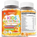 Lapsed Multivitamiinid Kummid - Vitamiinid A D3 K2, Metüülitud B-kompleks Omega-3, Raud Immuunsuse Ja Arengu Toetus - Orgaaniline Sega-Berry Maitse multivitamiinid lastele Daily - Sugar Free & Vegan