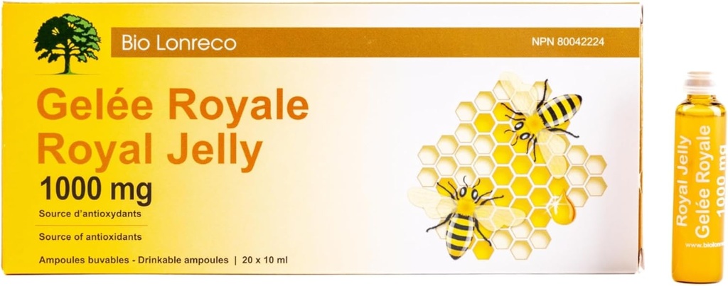 Bio Lorenco Inc. - Royal Jelly 1000mg - 20x10 ml