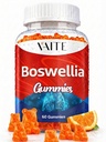 VAITE Boswellia Serrata Gummies 1200mg - India Frankincense ekstrakt boswellihappega, taimepõhine toidulisand, ühine tugitervise valem, mitte-GMO, gluteenivaba, suhkruvaba, 60 närimistabletid