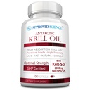 Heakskiidetud teaduse krillõli - 2000mg Antarktika krillõli, 650mcg astaksantiini - 260mg EPA, 160mg DHA - 60 Softgels - 1 kuu pakkumine