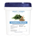 Nutikad ja lihtsad E-vitamiini graanulid | Hobuselisandi graanulid | E-vitamiin hobustele | Immuunsüsteemi tugi | Pellet vorm lihtsaks söötmiseks | 112 serveerimiseks | 3,7 LB ämber