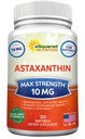 aSquared Nutrition Astaksanthin Supplement - Natural Astaxanthin pillid alates Haematococcus Pluvialis ekstrakt puhta energia - Max Tugevus 10mg - 120 Softgels
