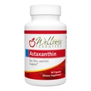 Terviseressursid Astaksantiin 6 mg | Täistoidulised mikrovetikad Haematococcus Pluvialis | Suur potents Terve vetika astapure | Astaksantiin Toidulisand | 90 kapslit