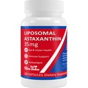35 mg liposomaalne astaksantiini lisand - võimas antioksüdantide toetus nahale, liigestele ja silmadele - looduslik vananemisvastane valem puhta astaksantiiniga - vegan, mitte-GMO, 60 kapslit