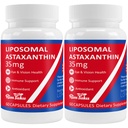 35 mg liposomaalne astaksantiini lisand - võimas antioksüdantide toetus nahale, liigestele ja silmadele - looduslik vananemisvastane valem puhta astaksantiiniga - vegan, mitte-GMO, 120 kapslit
