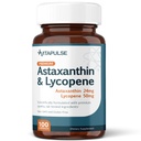 Astaksantiin 24mg koos lükopeeniga 50mg toidulisand, 100 taimset kapslit, mitte-GMO, gluteenivaba