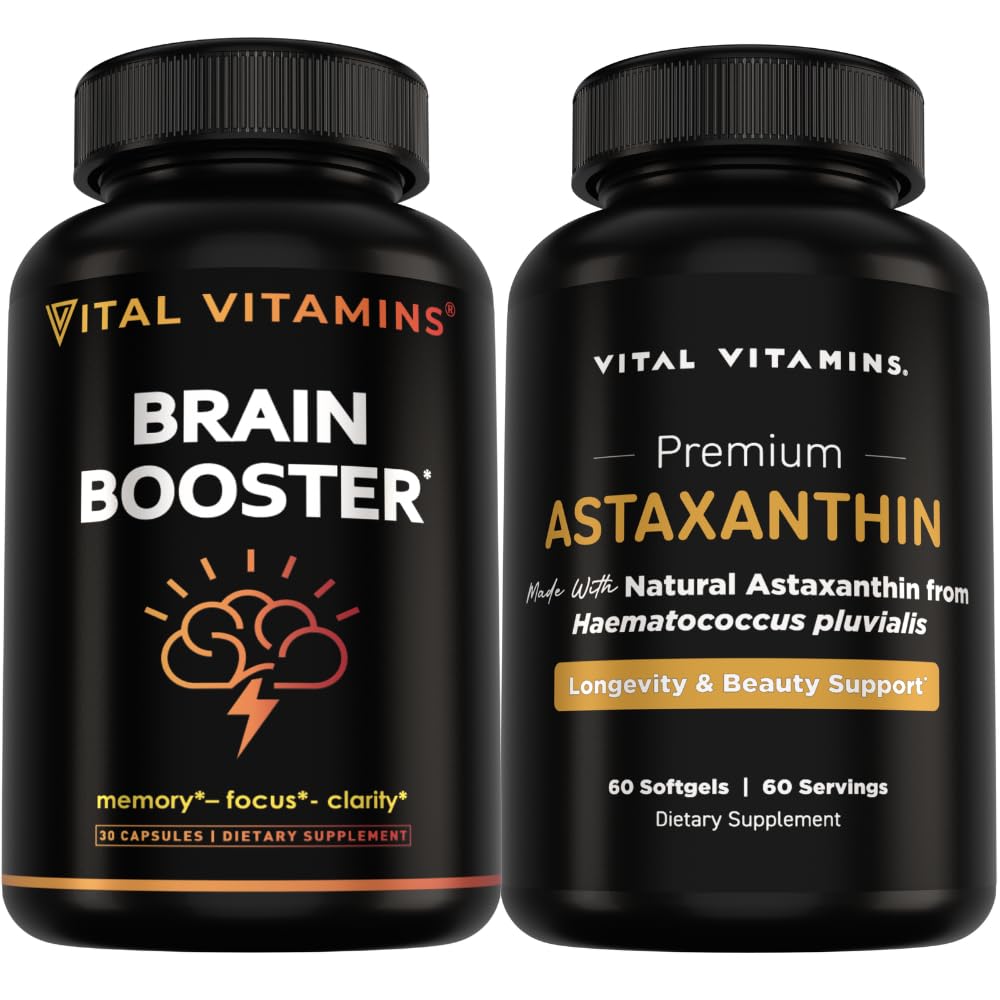 Vitamiinid Ajuvõimendaja 30 ct + astaksantiin 60 ct