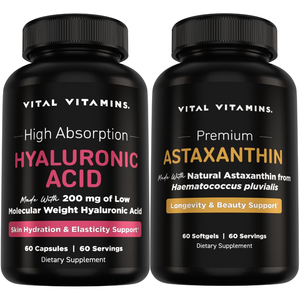 Vitamiinid Puhas hüaluroonhape 60 ct + astaksantiin 60 ct