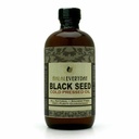 Musta seemne õli - 16 oz klaaspudel. 100% puhas ja külmpressitud. Filtreerimata, lahjendamata, toores NON-GMO ja Vegan Nigella Sativa (Must Cumin). Heksaan ja säilitusained vabad. Tume ja tugev