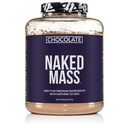 NAKED Chocolate Mass Gainer - Kõik Natural Weight Gainer Valgupulber - 8lb Bulk, GMO-vaba, Gluteenivaba & Sojavaba. Kunstlikke koostisosi pole - 1360 kalorit
