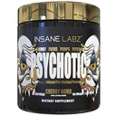 Insane Labz Psychotic Gold, High Stimulant Pre Workout Powder, Extreme Lasting Energy Focus, pumbad ja vastupidavus Beeta Alanine, DMAE Bitartraat, NO Booster (35 Servings, Cherry Bomb)