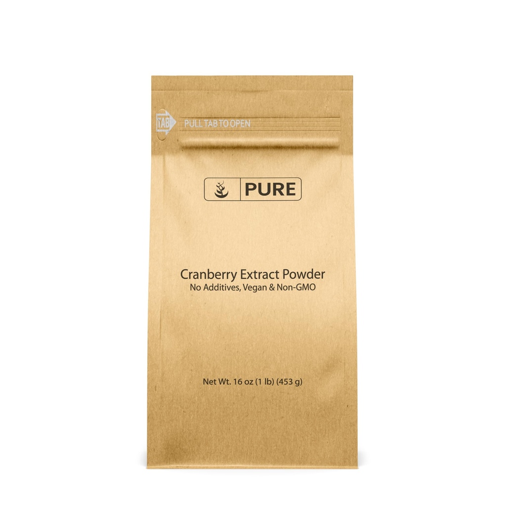 Puhtad ORIGINAALSED KOOSTISOSAD Cranberry Extract Non-GMO, Herbal Supplement