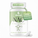 NAC-i lisand kopsudele * & hingamisteedele ja immuunsusele * | N-atsetüültsüsteiin antioksüdandile | 4-in-1 N-atsetüül-L-tsüsteiin 1200mg | Glütsiin NAC | N atsetüültsüsteiin | Vegan, Gluteenivaba, 90 kapslit