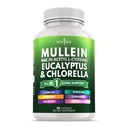 Mullein Leaf Extract Lungs Cleanse NAC Supplement klorofüll Chlorella Elderberry Ingver Lagrits Astragalus Oregano Kurkum Toetus 90 Count