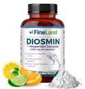 FineLand Diosmin & Hesperidin Complex, Premium Advanced Formula, 1000 mg, Blood Flow and Circulation Support, 120 kapslit, 100% vegan, All Natural