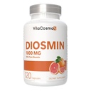 Diosmiini kapslid, 120 loend, 1000 mg serveerimine, vegan, tsitrusviljad Bioflavonoidid 100% taimetoitlased, mitte-GMO ja gluteenivabad diosmiinilisandid koos Max tugevusega