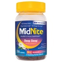 MidNite Deep Sleep Extra Tugevus, 10 mg Melatoniini Uneabi, Mitte-Habit Forming, Taimsed Toidulisandid Täiskasvanutele, Ravimivaba, Gluteenivaba, Laktoosivaba, Taimetoitlane-sõbralik, 36 Gummies