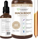 Maca juure vedelikutilgad | Premium Organic Maca juure ekstrakt | Maca täiendus täiustatud meeleolu ja vitaalsuse jaoks | 60 Servings | 4 Fl Oz
