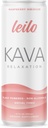 LEILO | Kava Powered Sparkling Relaxation Drink | Raspberry Hibiscus 12-Pack - Non-ALC Calming Beverage | 12 fl oz Cans (Pack of 12)