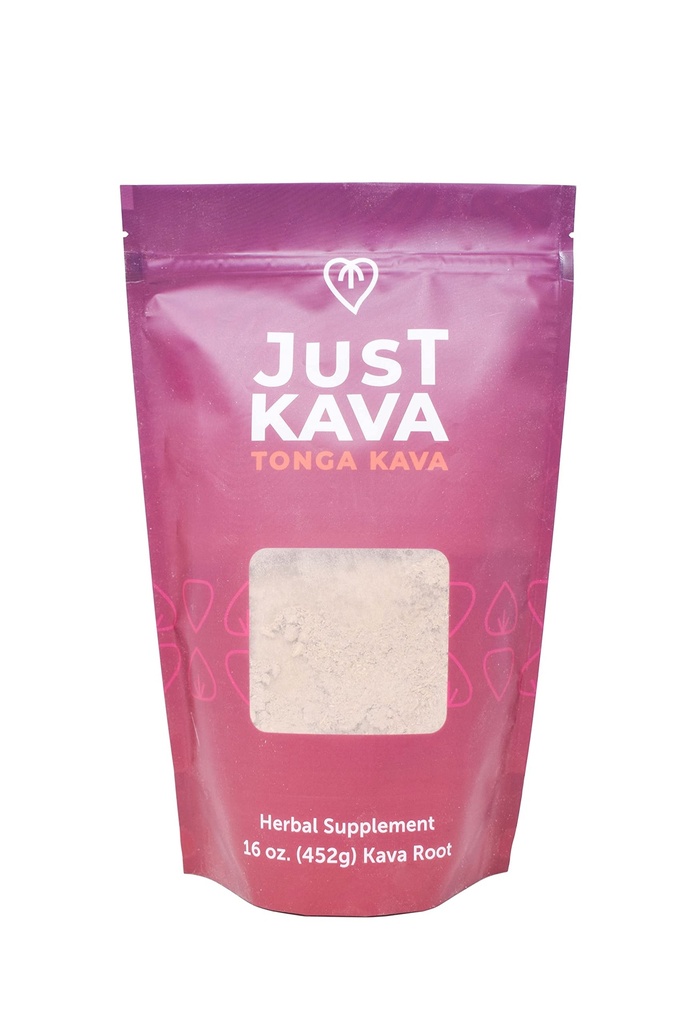 Just Kava Tonga Kava Taimne täiendus 16 OZ (452 g)
