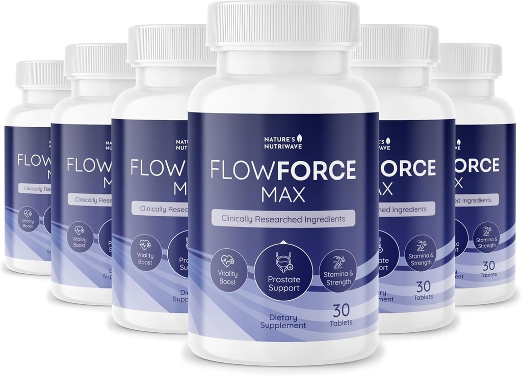 FlowForceMax taimsete tugi täiendada - looduslik taimepõhine valem Saw Palmetto ekstrakt | 30 närimistabletid, 6 kuu tarne, valmistatud USAs
