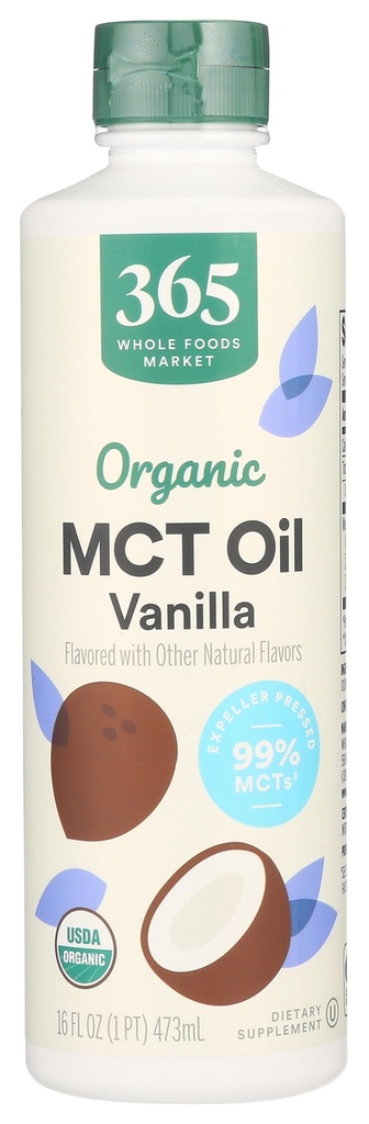 365 autor Whole Food Market, Organic Vanilla MCT Oil, 16 Fl Oz