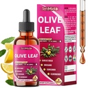 Olive Leaf Extract Liquid - 8in1 with Garlic, Oregano, Curcumin, Elderberry, Dandelion, Ginger, and Peppermint - Vegan, Non-GMO - 30ml 1 Fl Oz