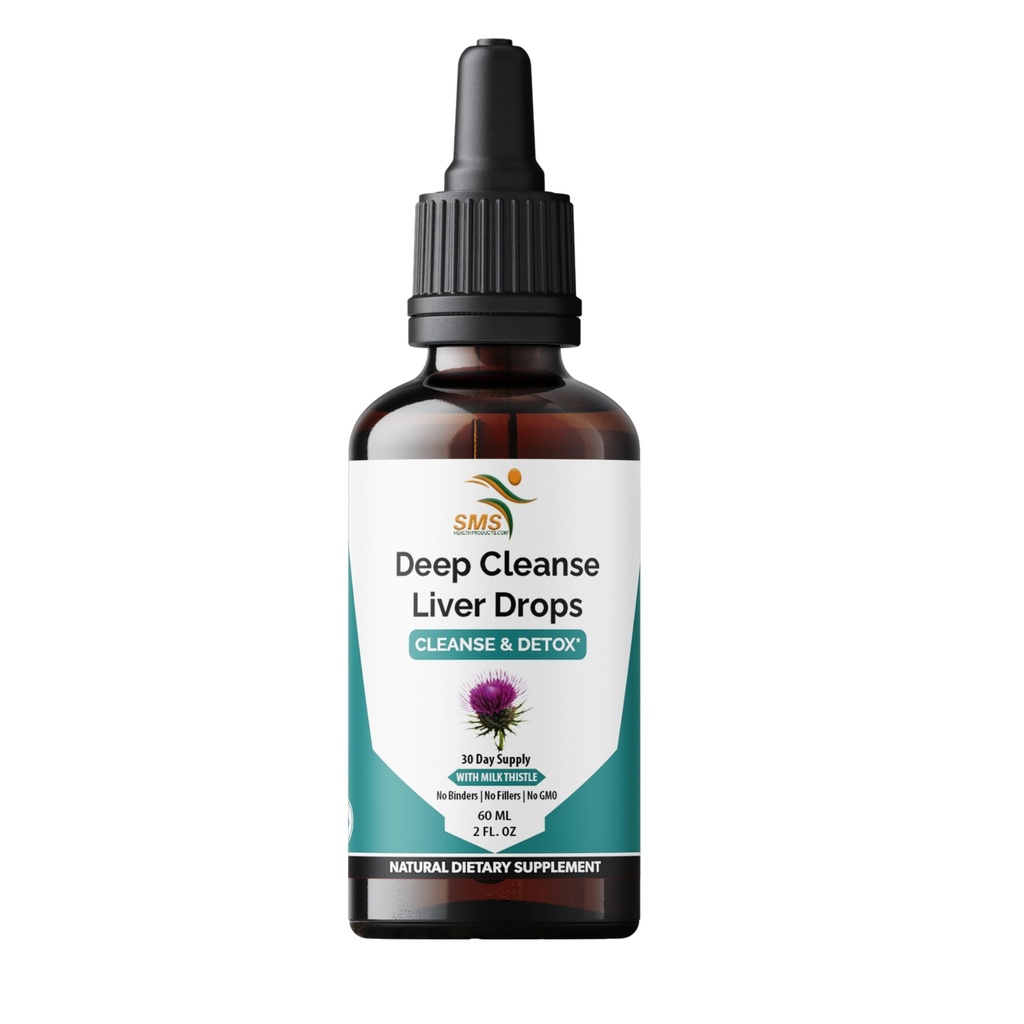 Sügav maks Puhasta Vedelik tilgad piimaohakaga, artišokiekstraktiga, Dandelion Leaf & Kurkumiiniga Detox, Remont & Immunity - Orgaaniline, Mitte-GMO - 2 fl oz Pudel