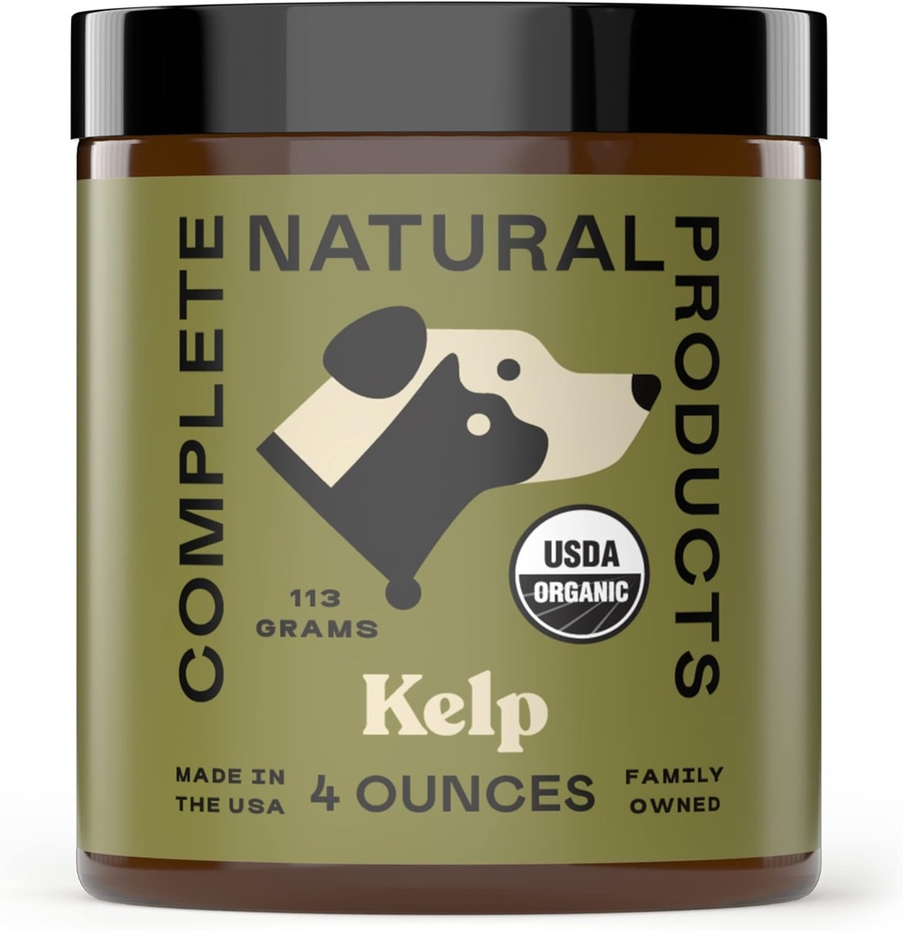 Täielik looduslikud tooted Orgaaniline Kelp pulber lemmikloomadele - 4oz - puhas orgaaniline Kelp pulber