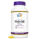 21st Century Fish Oil 1000 Mg Enteric kaetud softgels, 180Count