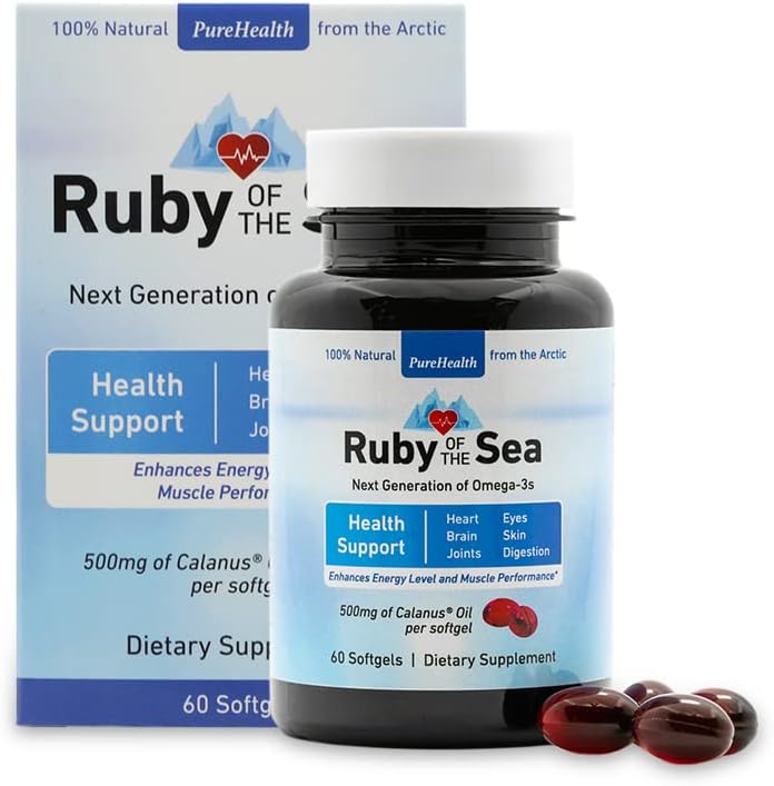 Marine Oil Supplement - Kõik looduslikud Calanus õli, astaksantiin, omega-3 ja rasvhapped - südame ja aju tervise toidulisandeid