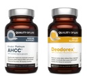 Elukvaliteet Kõik looduslikud immuuntoetused ja Detox Bundle - Kinoko Platinum AHCC Seeneekstrakt - Deodorex Detox Support Supplement