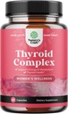 Täiustatud kilpnäärme toetus ashwagandhaga naistele - Adaptogeense kilpnäärme lisand L-türosiin Rhodiola ja Astragalus Root - mitte-GMO tasakaalustav taimse kilpnäärme energia Naiste tervise täiendus
