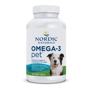 Nordic Naturals Omega-3 Pet, Maitsestamata - 120 Soft Gels - 330 mg Omega-3 Per Soft Gel - Kalaõli Koertele EPA & DHA - Soodustab Südame, Naha, Coat & Immune Health